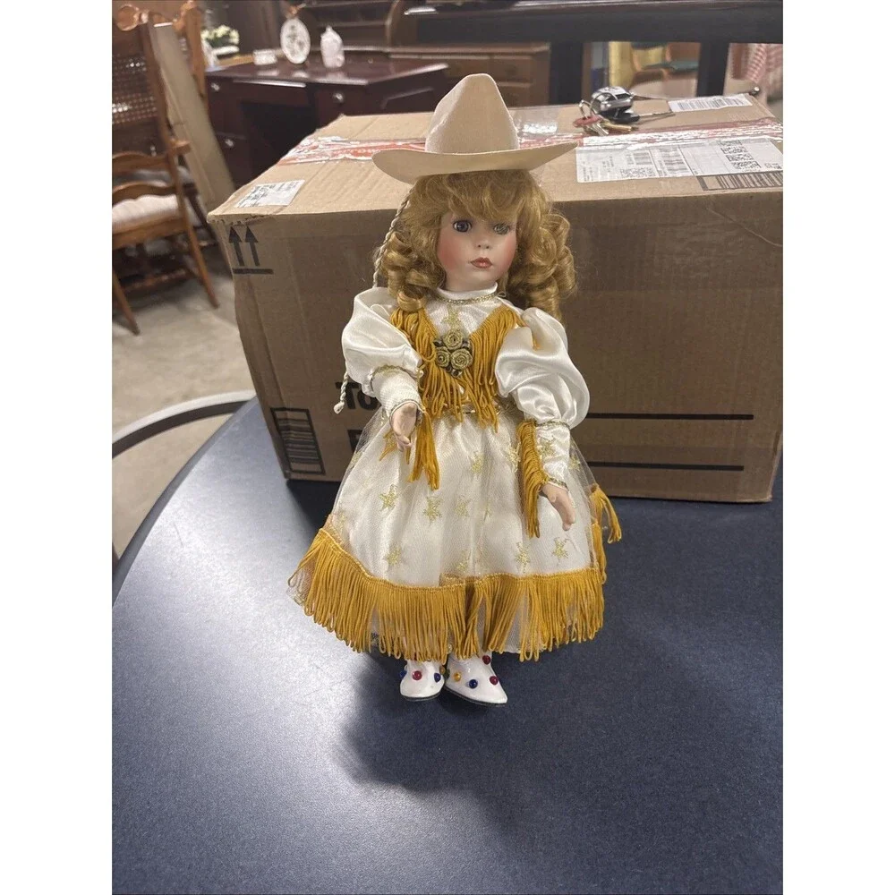 porcelain doll Cowgirl